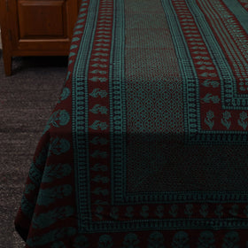 Green - cotton bagh double bedsheet with pillow covers 12