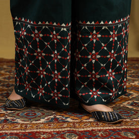 Buy Cotton Bengal Kantha Hand Embroidery Palazzo