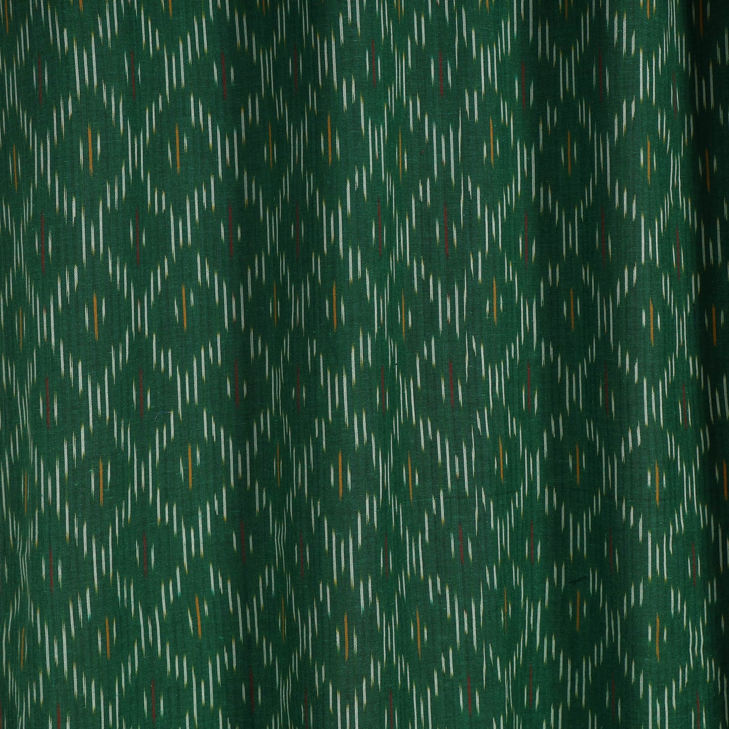 Green - cotton door pochampally ikat curtain (7 x 3 feet)
