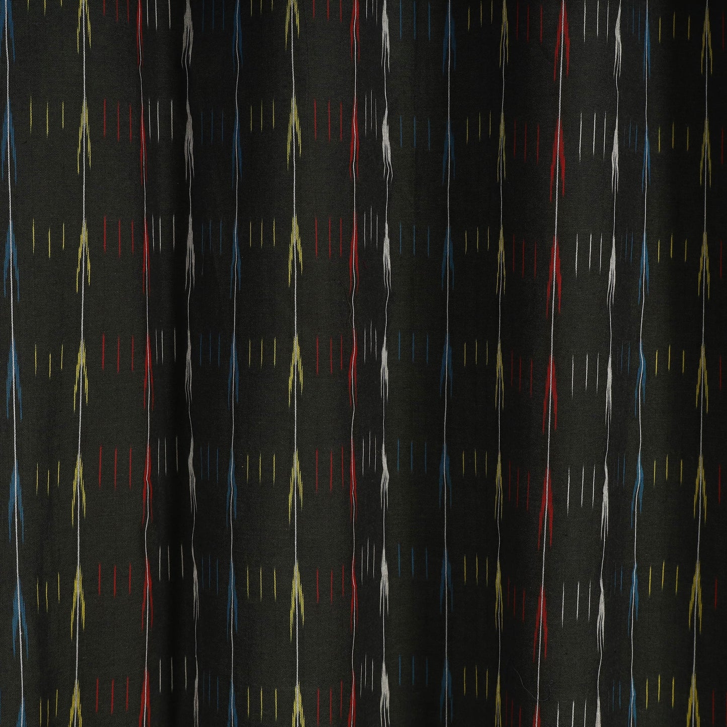 Green - cotton door pochampally ikat curtain (7 x 3 feet)