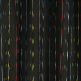 Green - cotton door pochampally ikat curtain (7 x 3 feet)