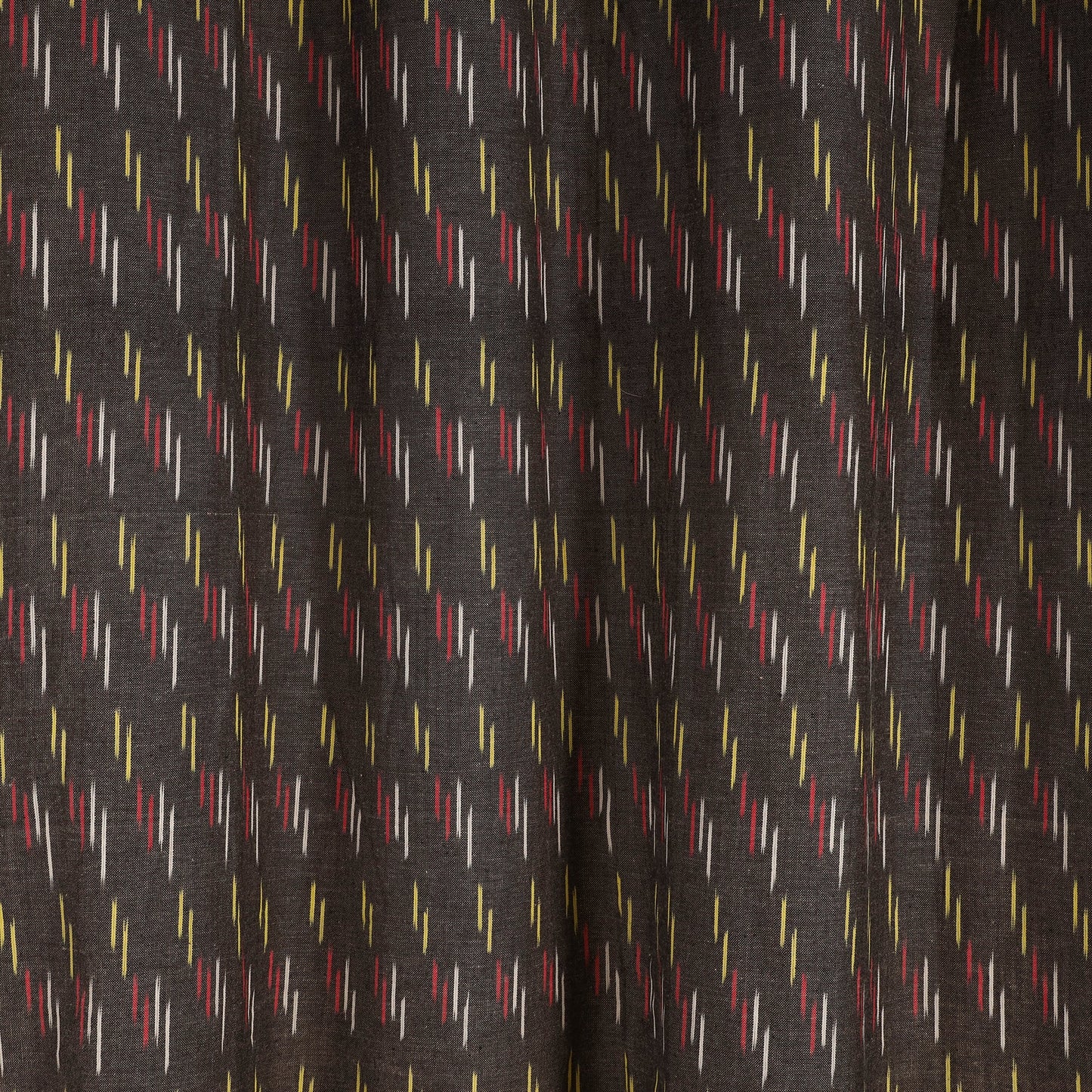 Green - cotton door pochampally ikat curtain (7 x 3 feet)