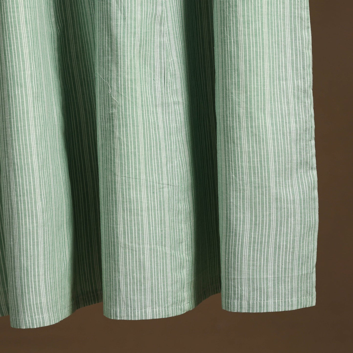 Green - cotton flared jacquard weave palazzo 04