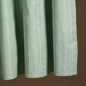 Green - cotton flared jacquard weave palazzo 04