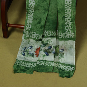 Pink - cotton hand batik 3pc unstitched dress material 01