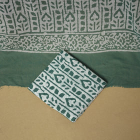 Cotton hand batik 3pc unstitched dress material 06