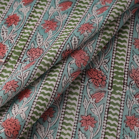 Cotton hand sanganeri fabric 02 - handcrafted