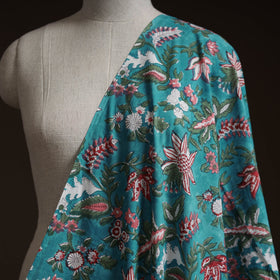 Cotton hand block sanganeri print fabric 03 - handcrafted