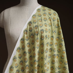 Cotton hand block sanganeri print fabric 11 - handcrafted