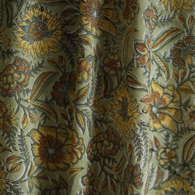 Cotton hand block sanganeri print fabric 12 - handcrafted