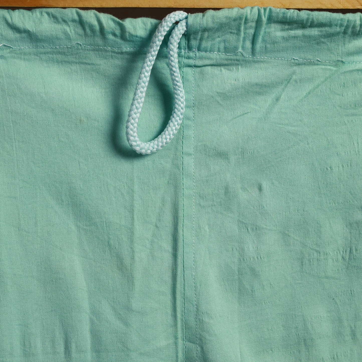 Green - cotton hand embroidery chikankari short 02