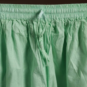 Green - cotton hand embroidery chikankari short 08