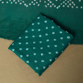 Pink - cotton hand kutch batik 3pc unstitched dress