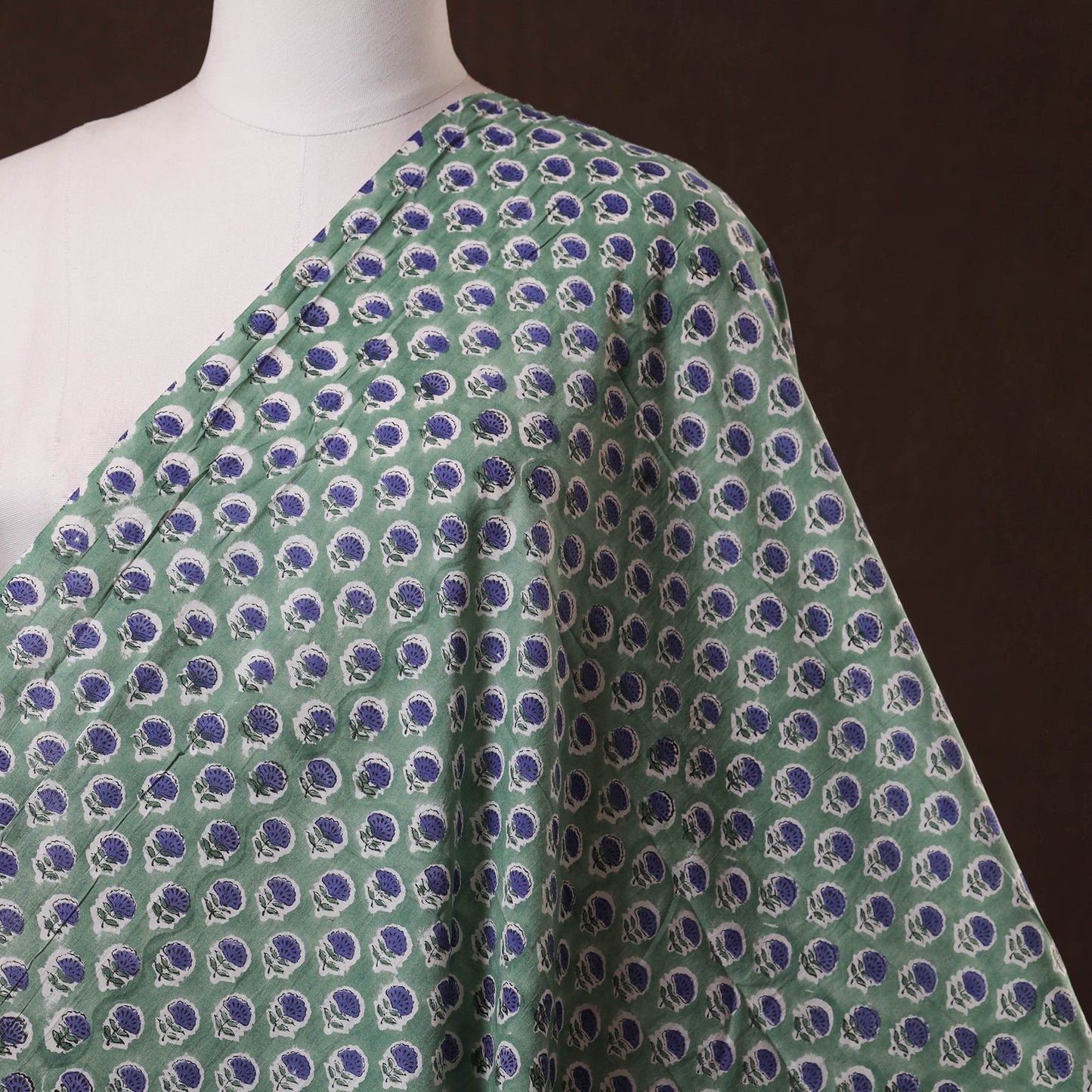 Cotton hand sanganeri fabric 14 - handcrafted