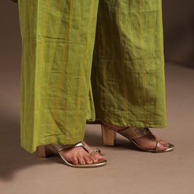 Green - cotton jacquard kurta set (set of 2) 08