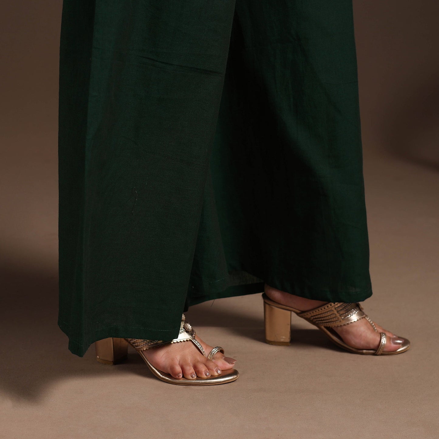 Green - cotton jacquard kurta set (set of 2) 10