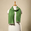  Green Cotton Jacquard Stole