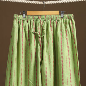 Green - cotton jacquard weave afghani salwar 12