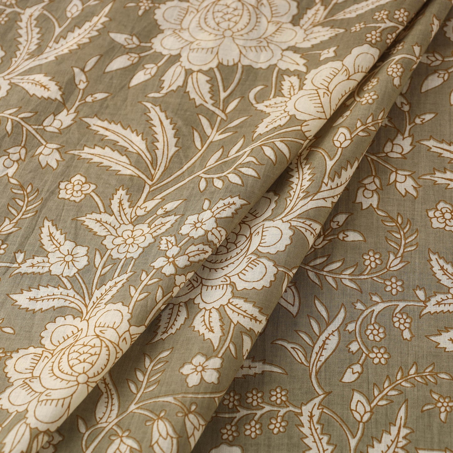 Green - cotton jaipur fabric 08 - handcrafted