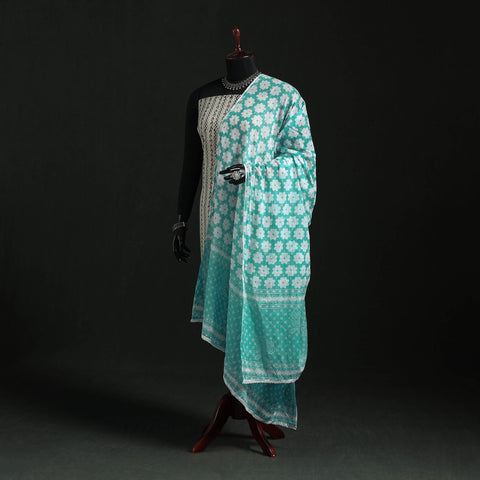 Cotton jaipur printed dupatta 02 - handcrafted