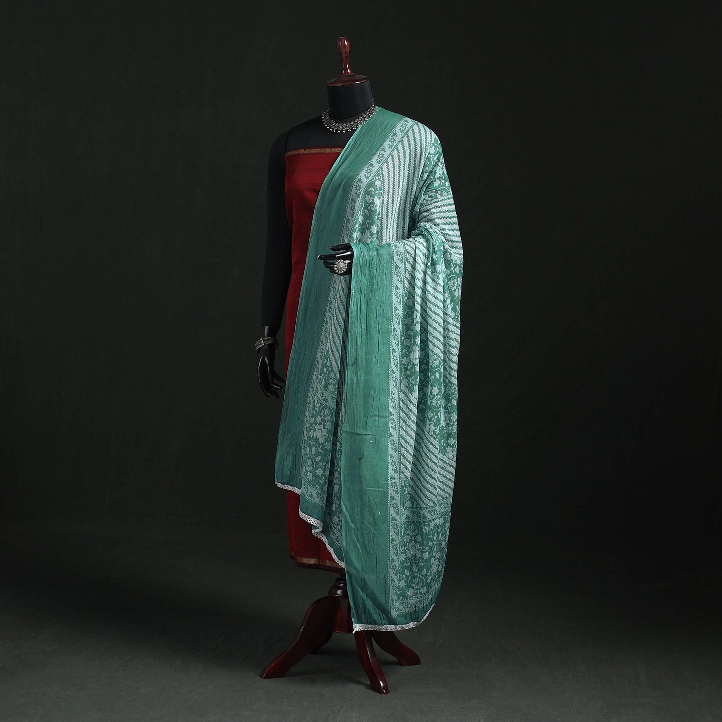 Cotton jaipur printed dupatta 113 - handcrafted