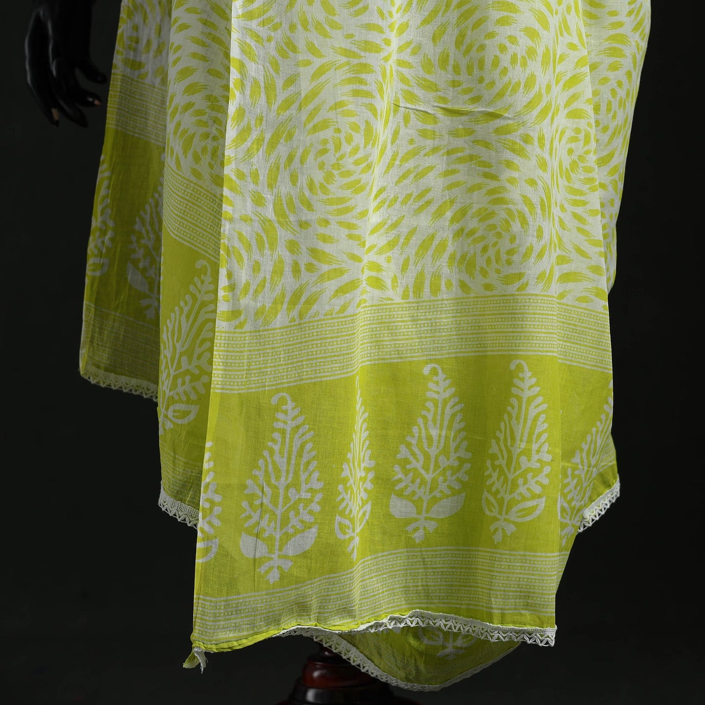 Cotton jaipur printed dupatta 26 - handcrafted