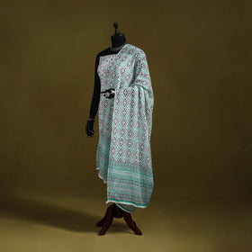 Cotton jaipur printed dupatta 43 - handcrafted