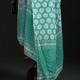 Cotton jaipur printed dupatta 77 - handcrafted