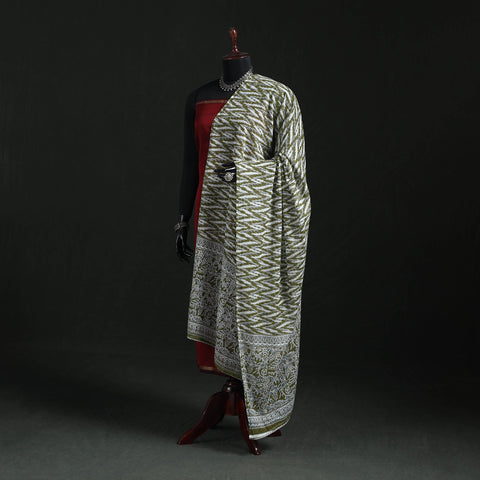 Cotton jaipur printed dupatta 79 - handcrafted