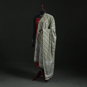 Cotton jaipur printed dupatta 79 - handcrafted