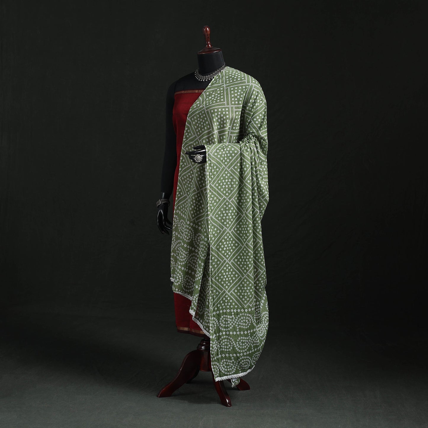 Cotton jaipur printed dupatta 80 - handcrafted