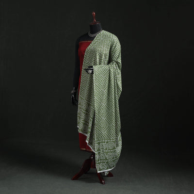 Cotton jaipur printed dupatta 80 - handcrafted