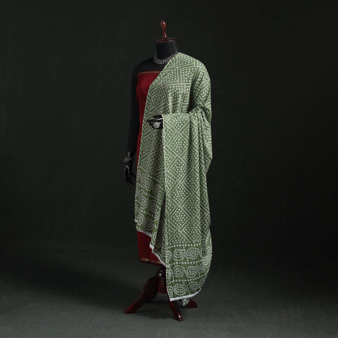 Cotton jaipur printed dupatta 80 - handcrafted