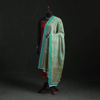 Cotton jaipur printed dupatta 88 - handcrafted