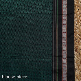 Cotton khun saree with chikki paras border 21 - handcrafted