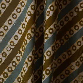 Green - cotton kutch batik fabric 22 - handcrafted