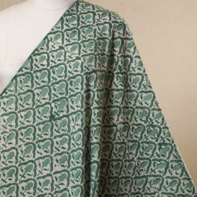 Green - cotton kutch batik fabric 03 - handcrafted