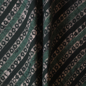 Green - cotton kutch batik fabric 14 - handcrafted
