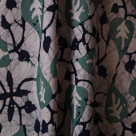Green - cotton kutch batik fabric 41 - handcrafted