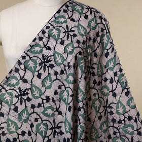 Green - cotton kutch batik fabric 41 - handcrafted