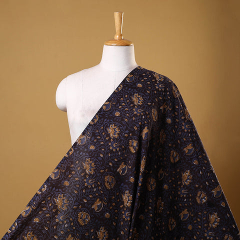 Green - cotton natural dyed jahota fabric 14 - handcrafted