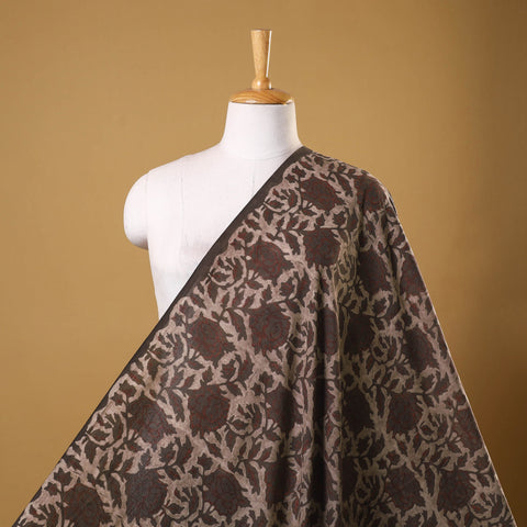 Green - cotton natural dyed jahota fabric 15 - handcrafted