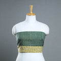 Green - cotton pipad blouse piece 137 - handcrafted
