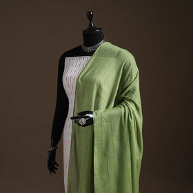 Cotton plain dupatta 05 - handcrafted