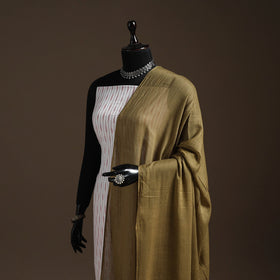 Cotton plain dupatta 06 - handcrafted