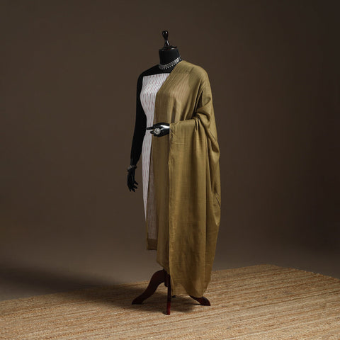 Cotton plain dupatta 06 - handcrafted