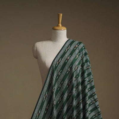 Cotton pochampally dabi ikat fabric 04 - handcrafted