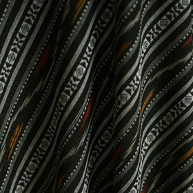 Cotton pochampally dabi ikat fabric 08 - handcrafted