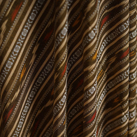 Cotton pochampally dabi ikat fabric 10 - handcrafted