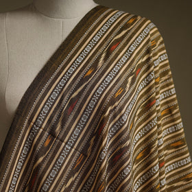 Cotton pochampally dabi ikat fabric 10 - handcrafted